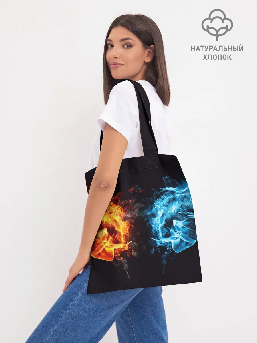 Шоппер база / Абстракция,Инь-Ян,Огонь,Вода