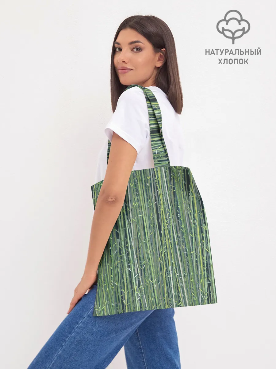 Шоппер база / Зеленый бамбук