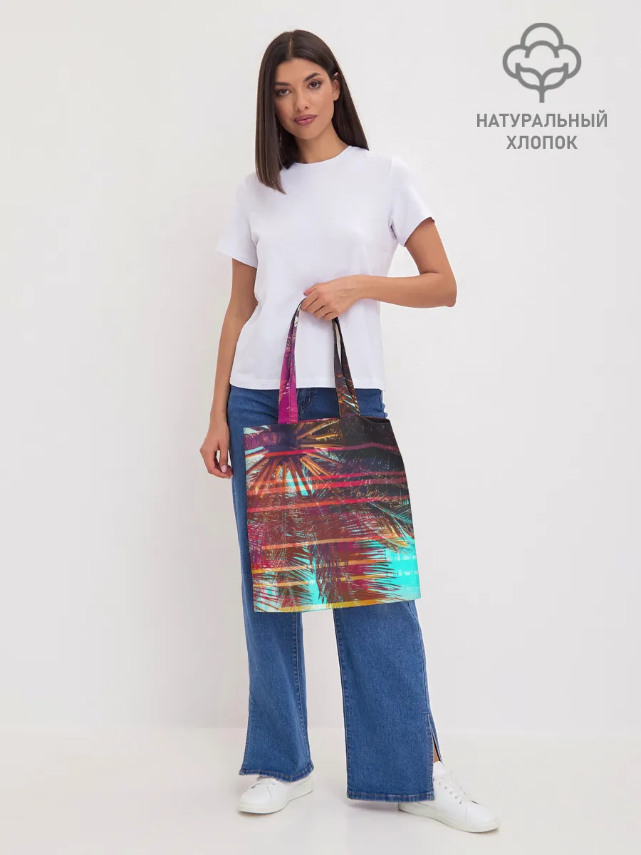 Шоппер база / Palm glitch art