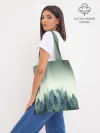 Шоппер база / акварельный лес градиент