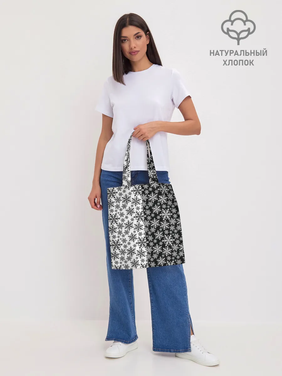 Шоппер база / Снежинки