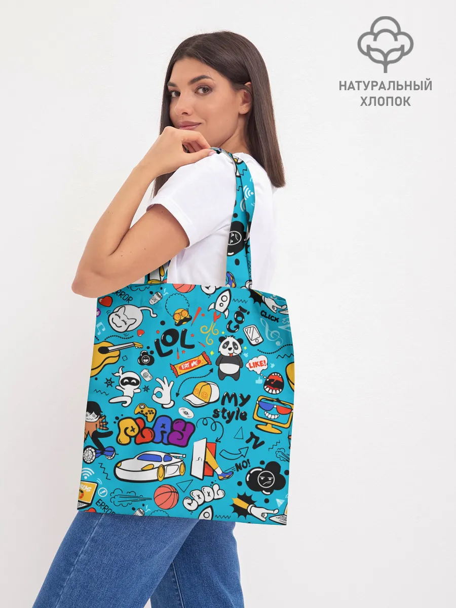 Шоппер база / Детское граффити