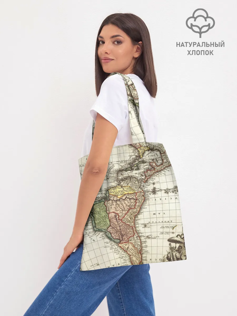 Шоппер база / ВИНТАЖНАЯ КАРТА