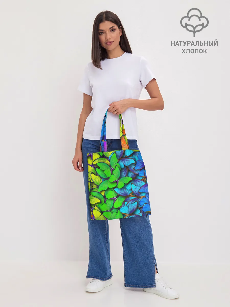 Шоппер база / Радужные бабочки