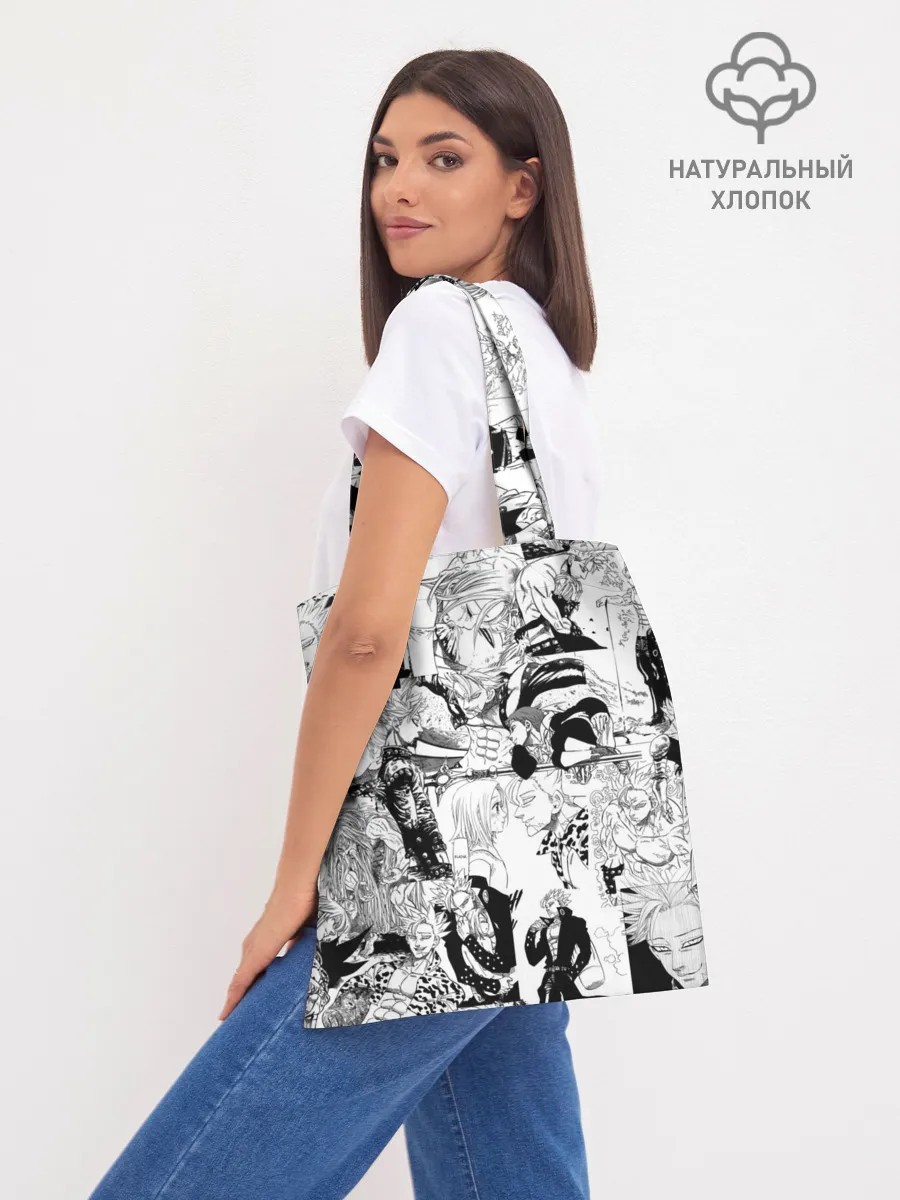 Шоппер база / 7 СМЕРТНЫХ ГРЕХОВ. Манга-паттерн