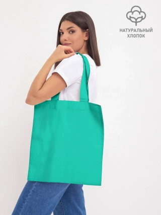 Шоппер база / Бискайский зеленый без рисунка