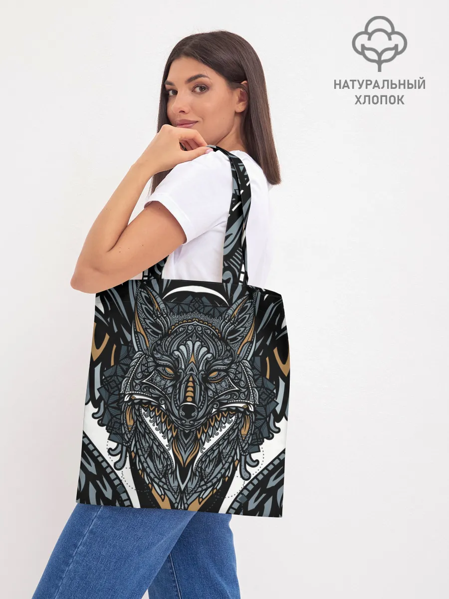 Шоппер база / Рисунок лиса