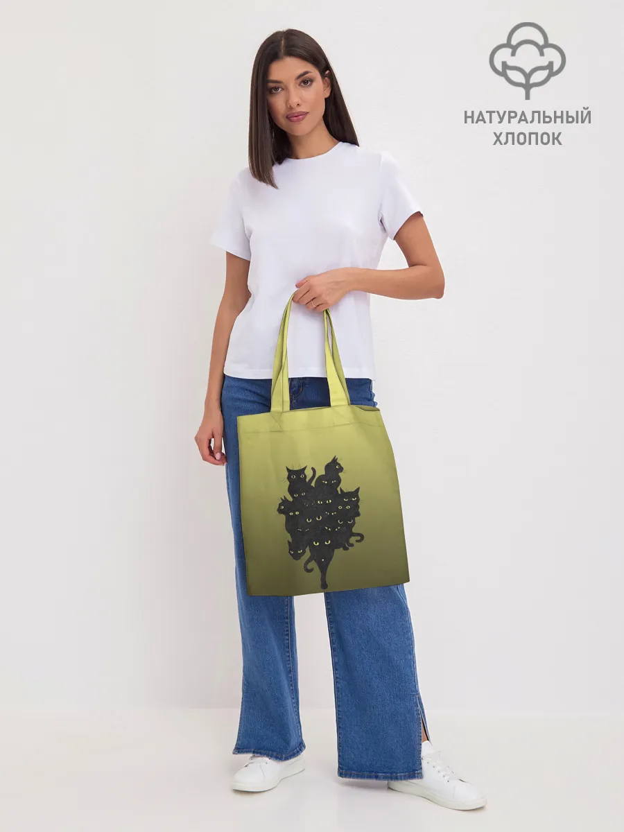 Шоппер база / много черных котов