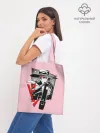 Шоппер база / Алукард на розовом фоне