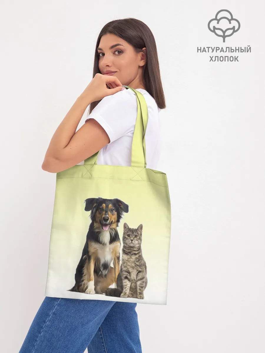 Шоппер база / кошка и собака друзья