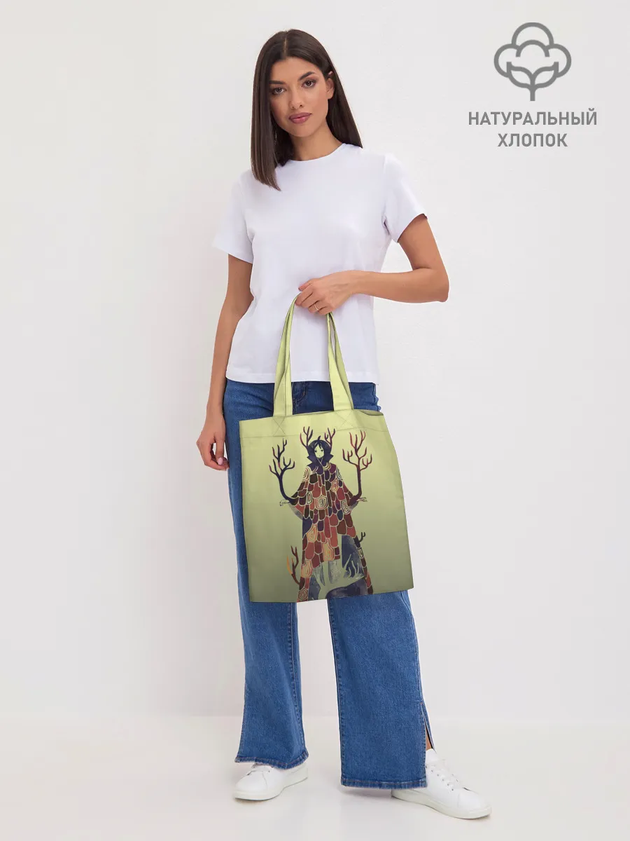 Шоппер база / лесной волшебник акварель