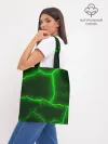 Шоппер база / К - 13 зелёная трещина 3D