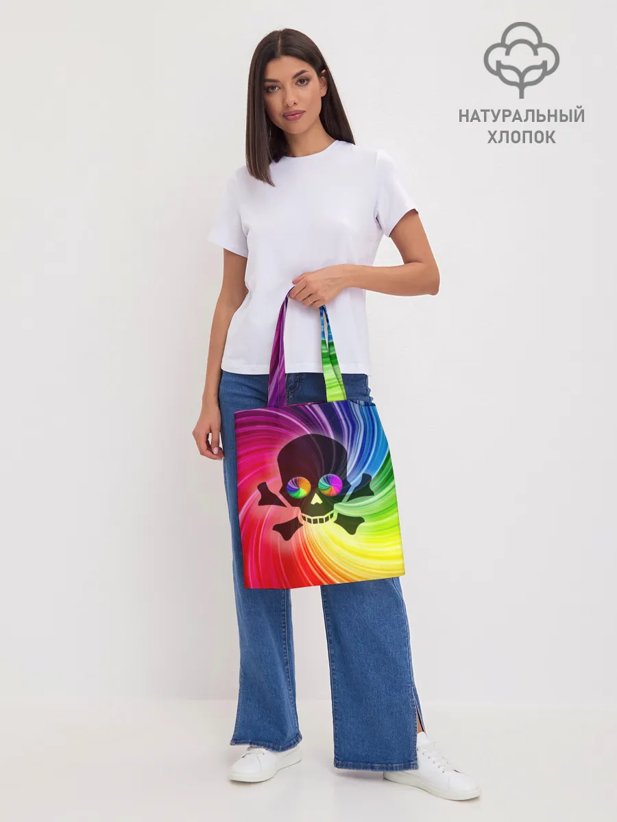 Шоппер база / Радужный череп