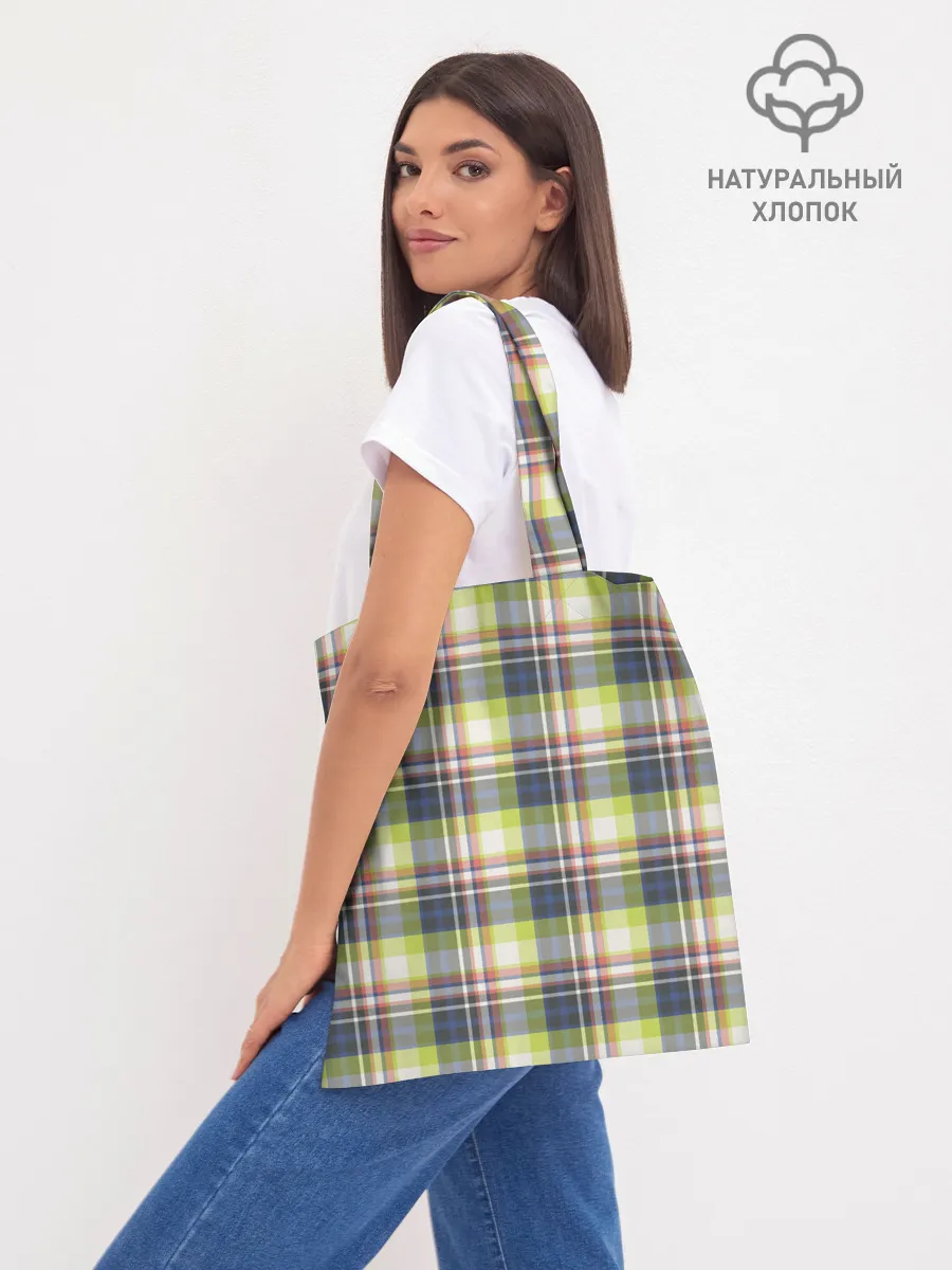 Шоппер база / Текстура в клетку