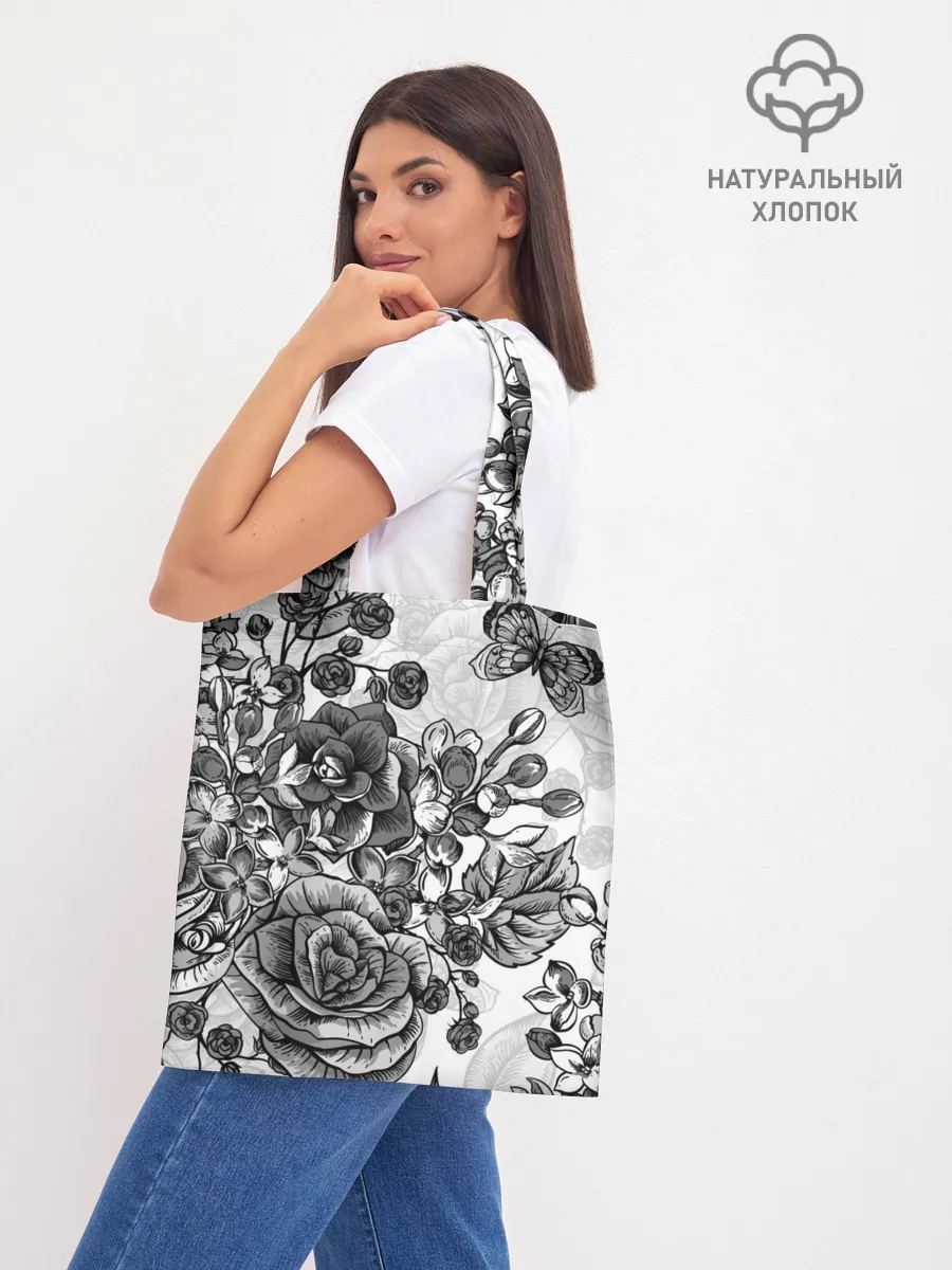 Шоппер база / РОЗЫ | ROSES | БАБОЧКИ
