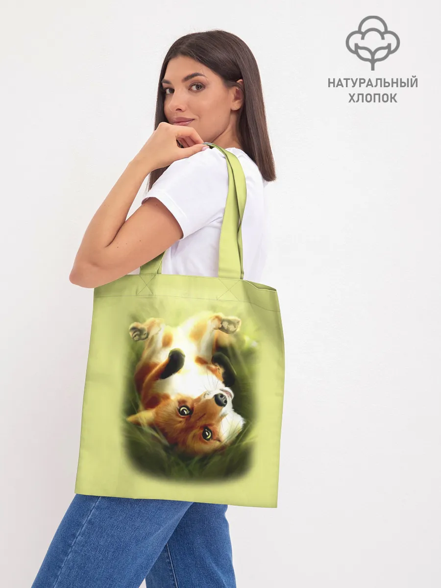 Шоппер база / Лиса на траве