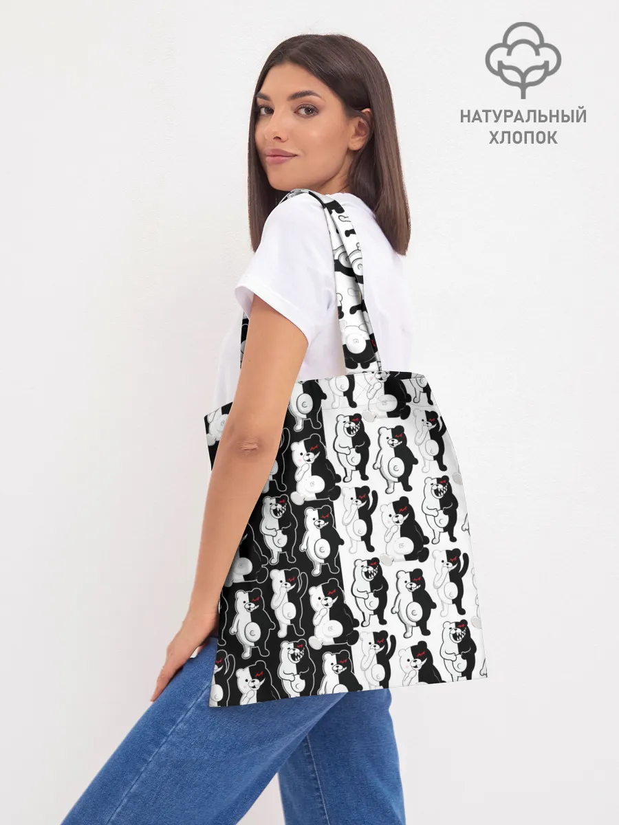 Шоппер база / MONOKUMA / МОНОКУМА ПАТТЕРН