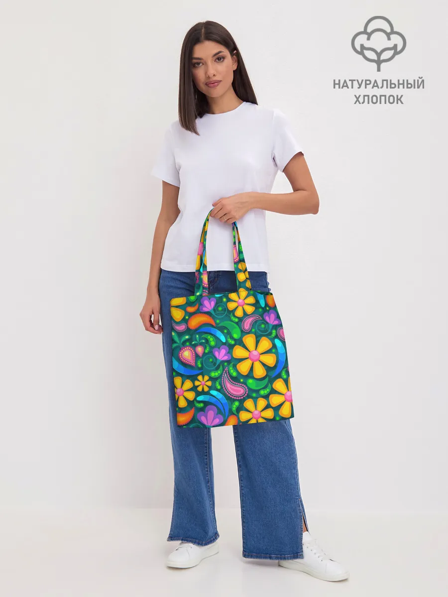 Шоппер база / ЯРКИЕ ЦВЕТЫ