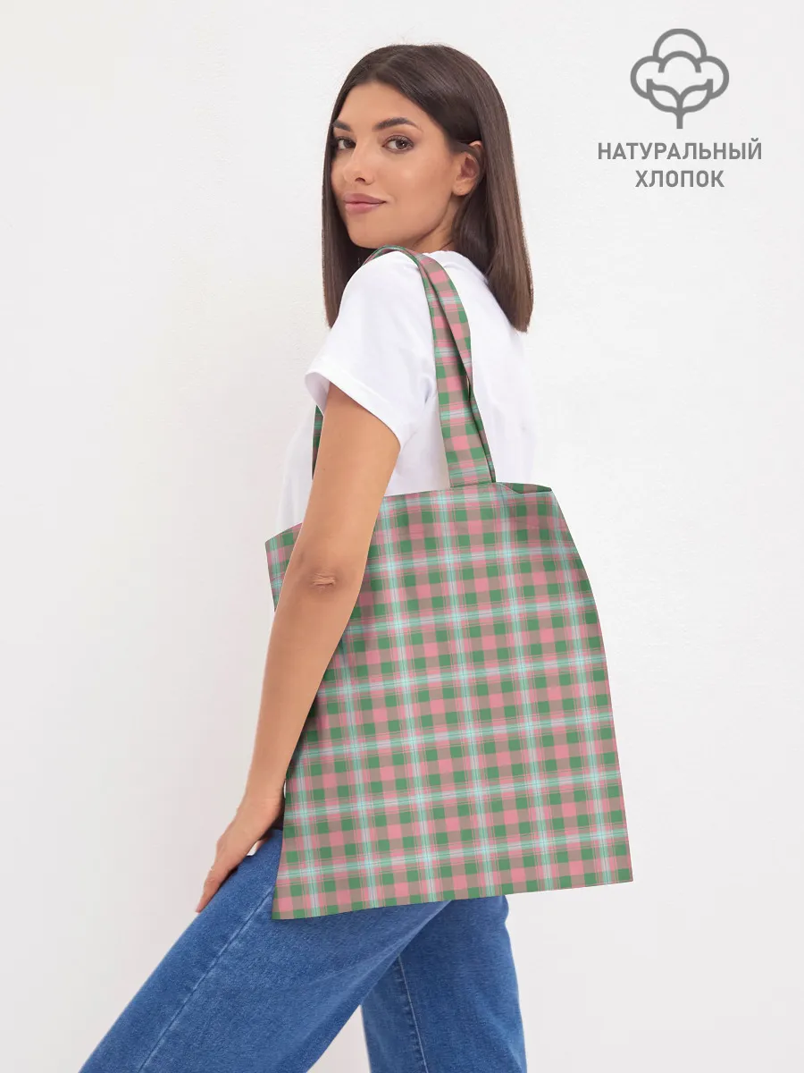 Шоппер база / Узор в клетку