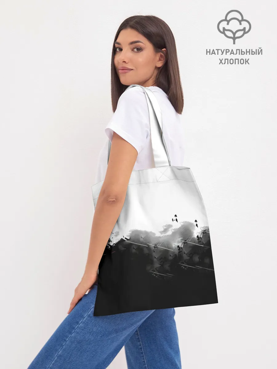 Шоппер база / Канеки Кен черно-белый