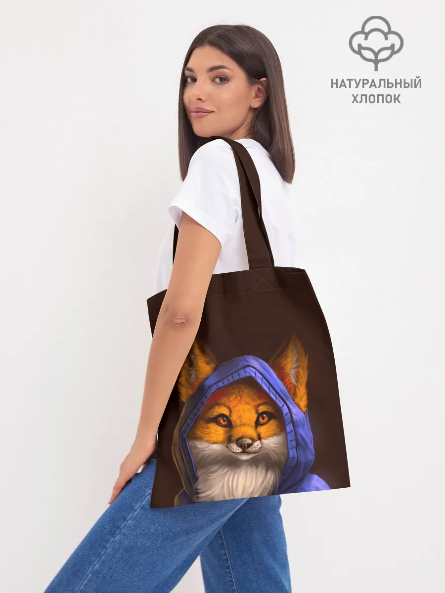 Шоппер база / Лисенок в капюшоне