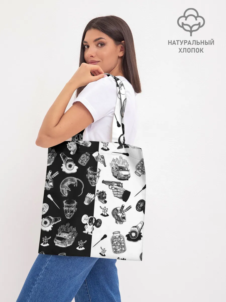 Шоппер база / КРОВОСТОК ТАТУИРОВКИ ЧБ