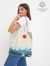 Шоппер база / Японский Стиль Волны и Солнце