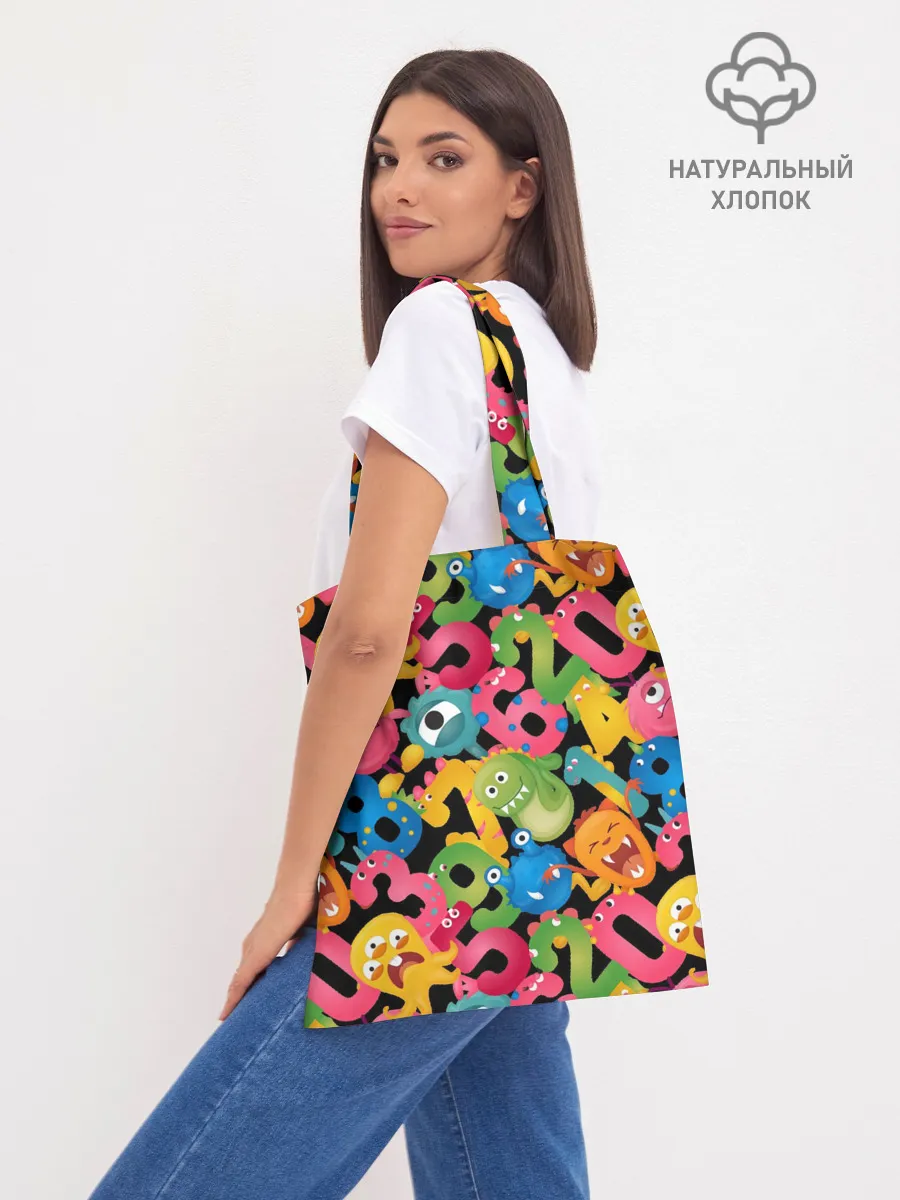 Шоппер база / Monstry с цифрами