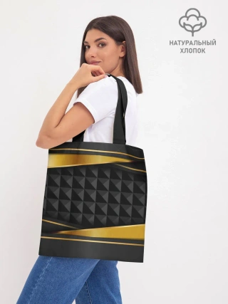 Шоппер база / 3D luxury black gold Плиты 3Д