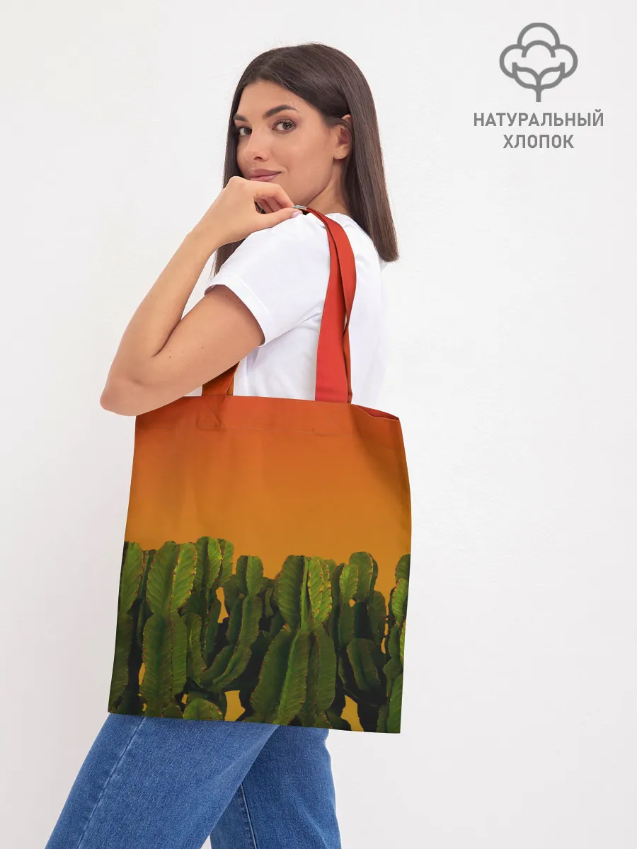 Шоппер база / Кактусы на закате