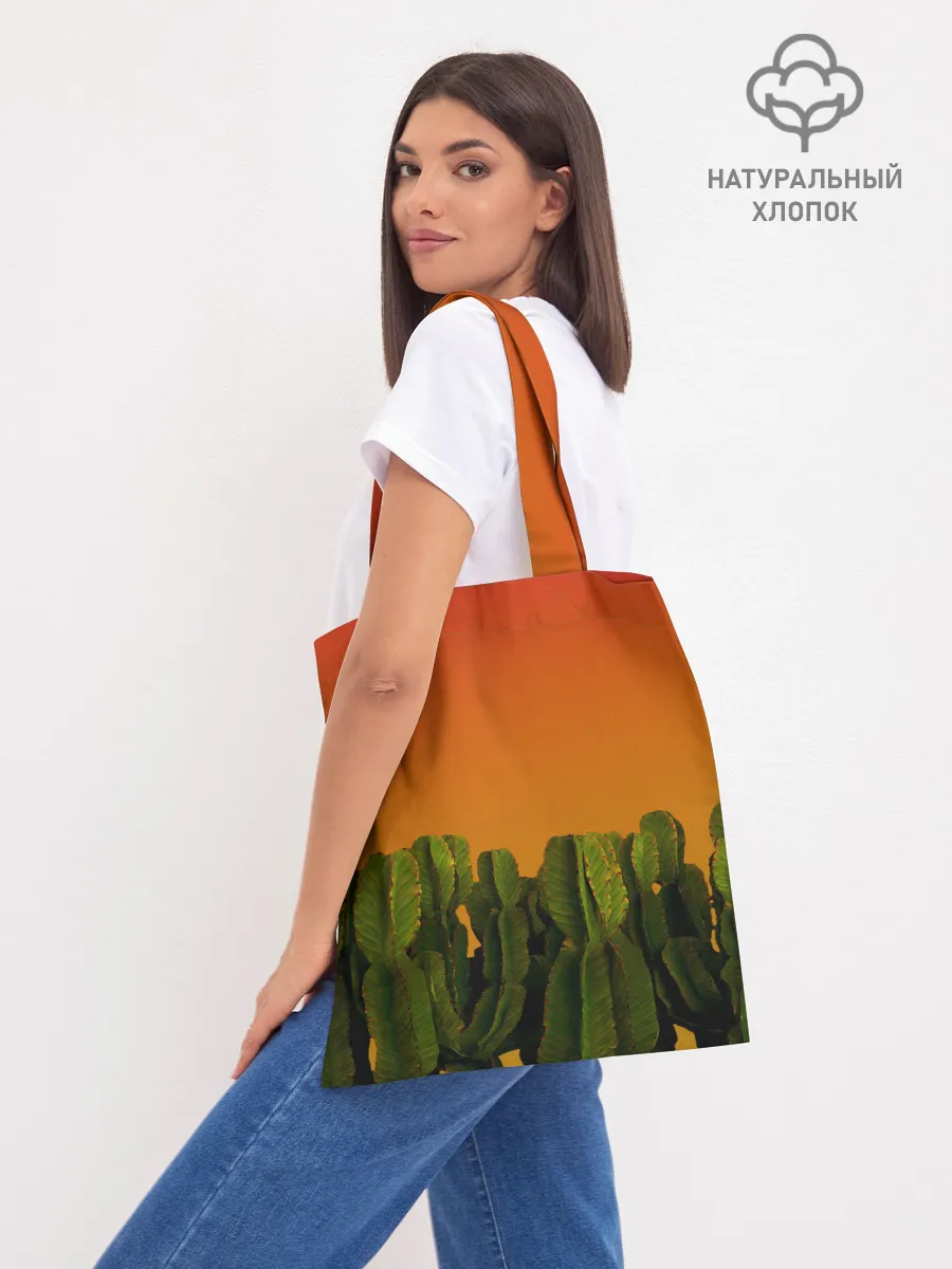 Шоппер база / Кактусы на закате