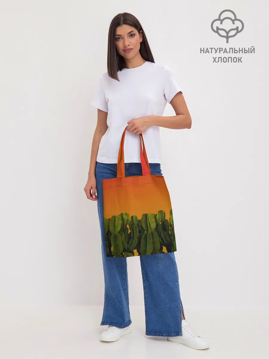 Шоппер база / Кактусы на закате