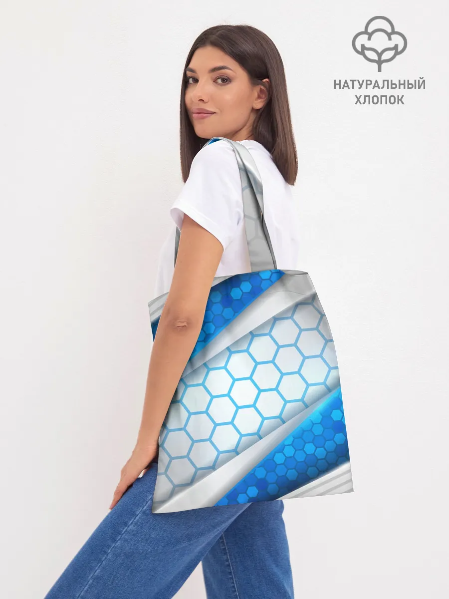 Шоппер база / 3D AQUA БРОНЯ ОБЪЕМНЫЕ СОТЫ