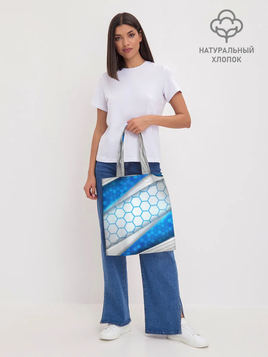 Шоппер база / 3D AQUA БРОНЯ ОБЪЕМНЫЕ СОТЫ