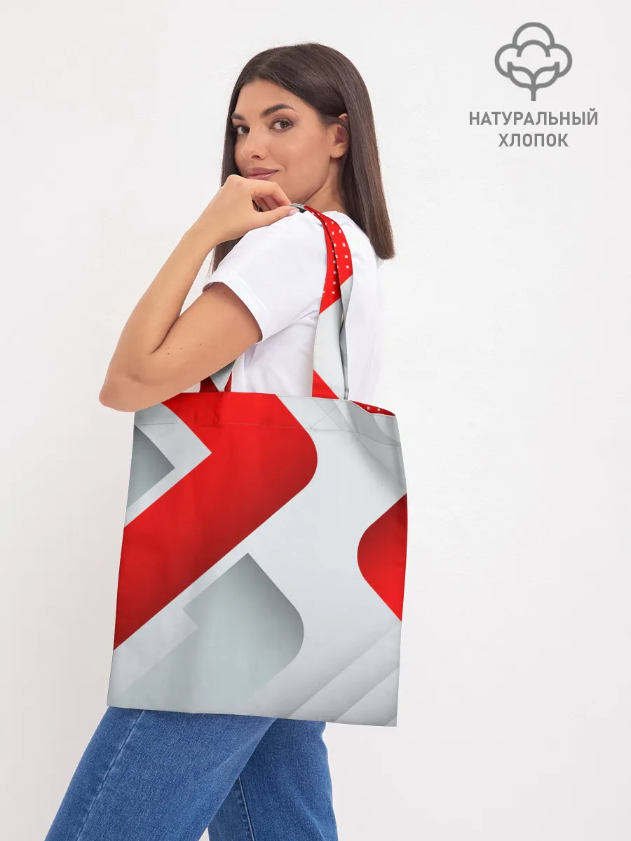 Шоппер база / 3D SPORT STYLE RED / WHITE