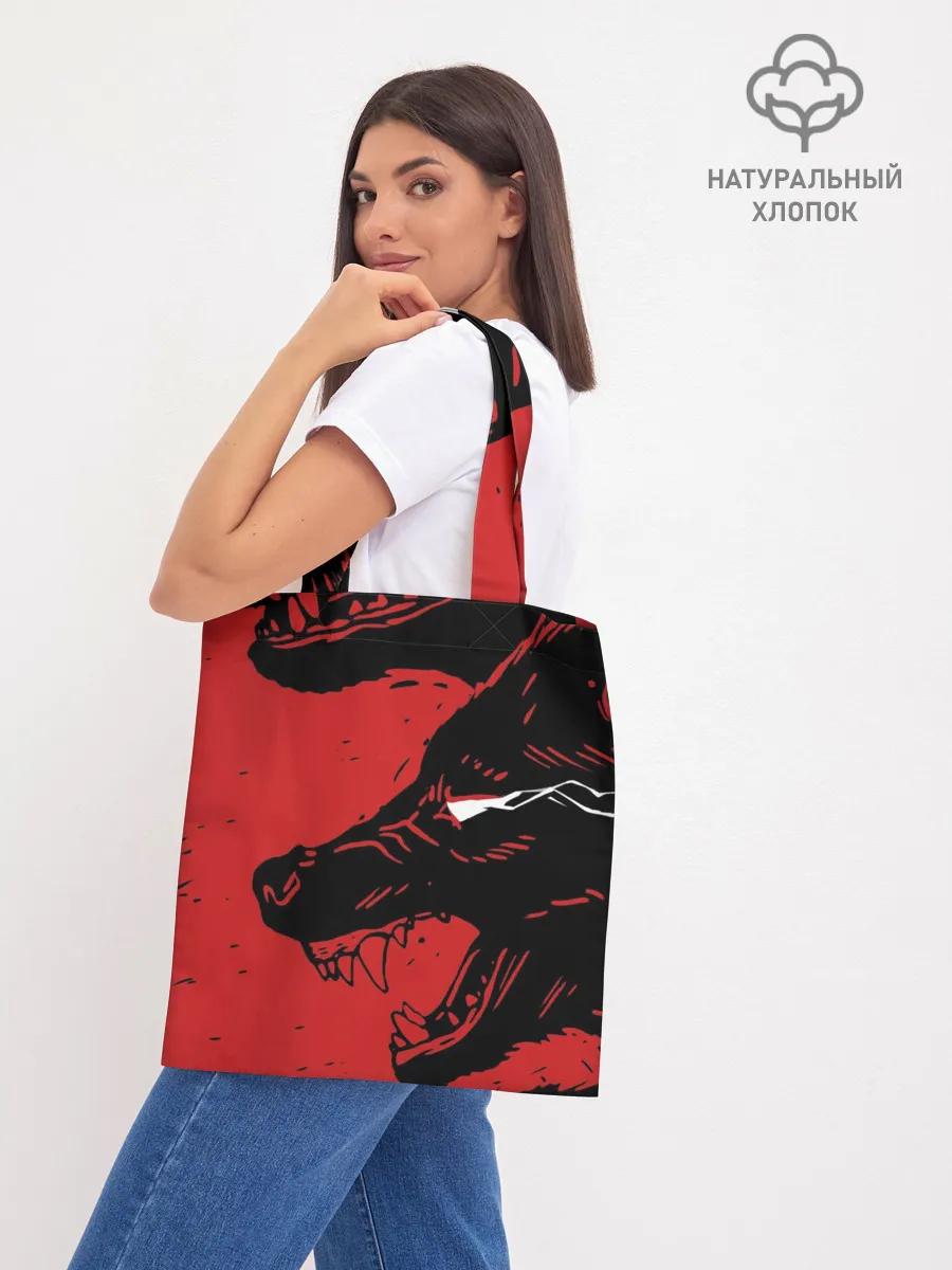 Шоппер база / Красный волк 3D