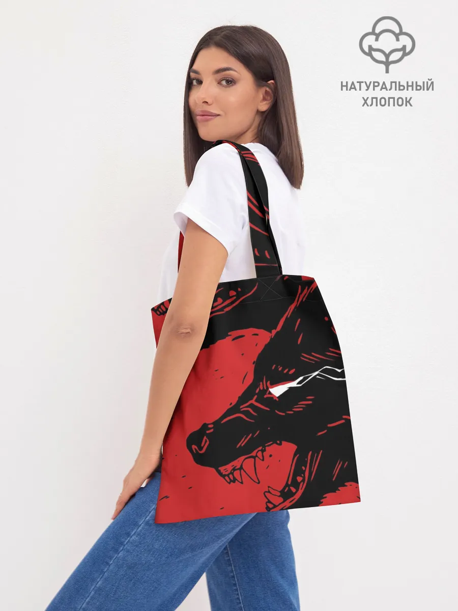 Шоппер база / Красный волк 3D