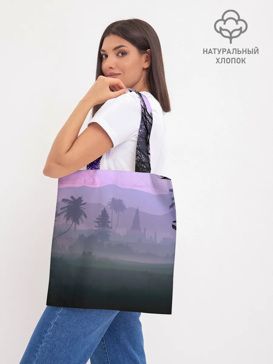 Шоппер база / forest at sunset