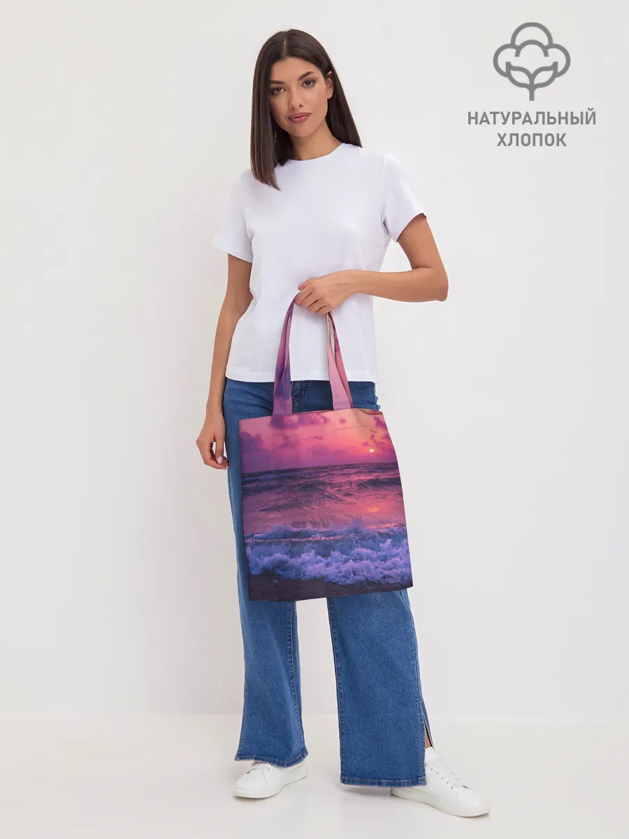 Шоппер база / Закат на берегу