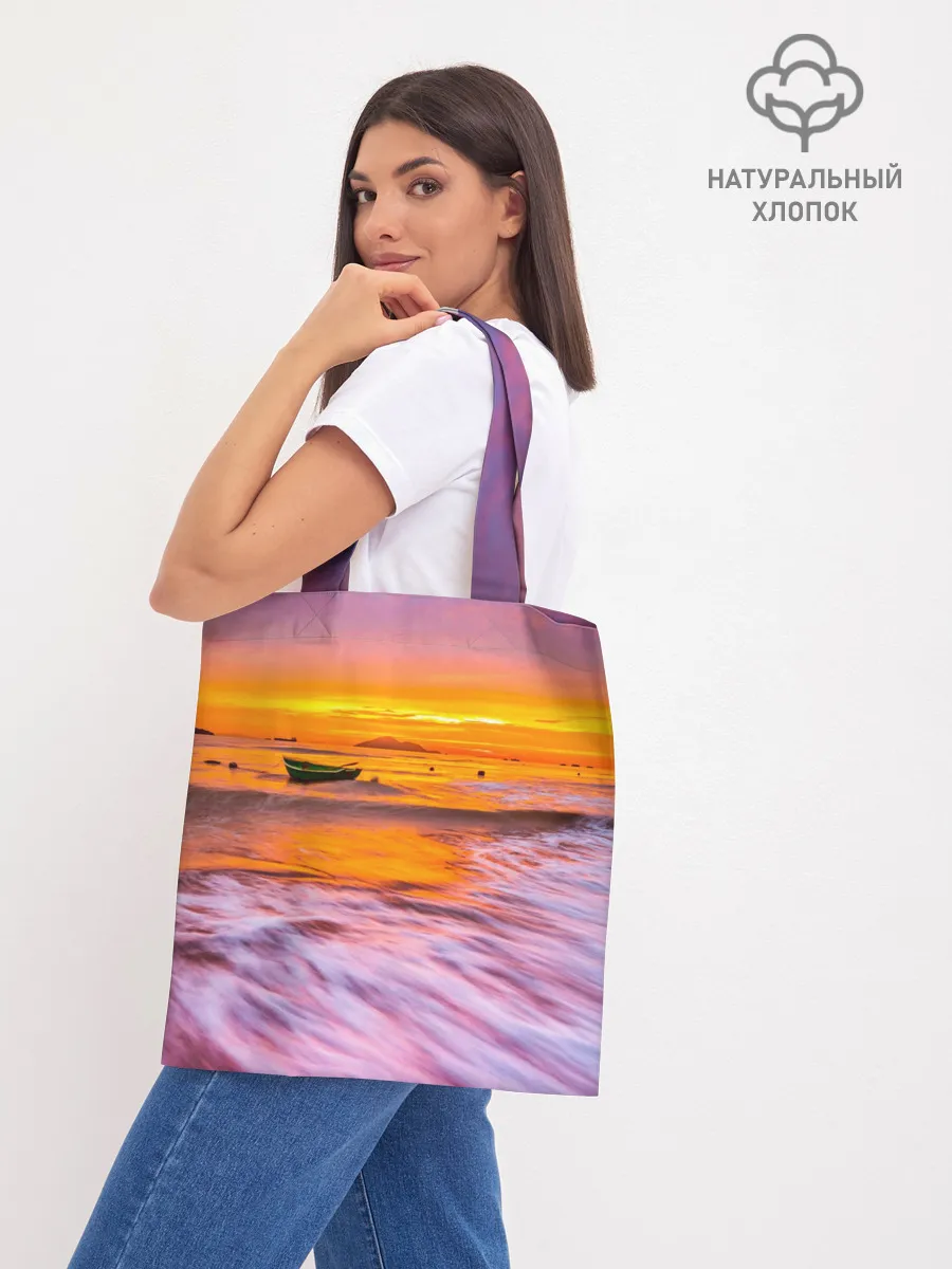 Шоппер база / Закат на пляже