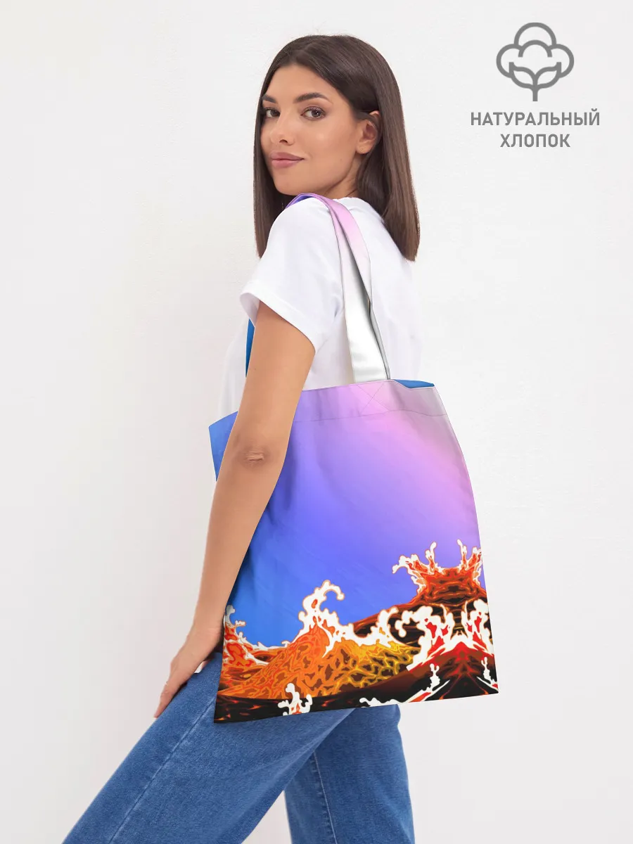 Шоппер база / Осьминог в Лаве | Градиент