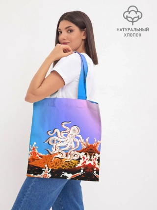 Шоппер база / Осьминог в Лаве | Градиент