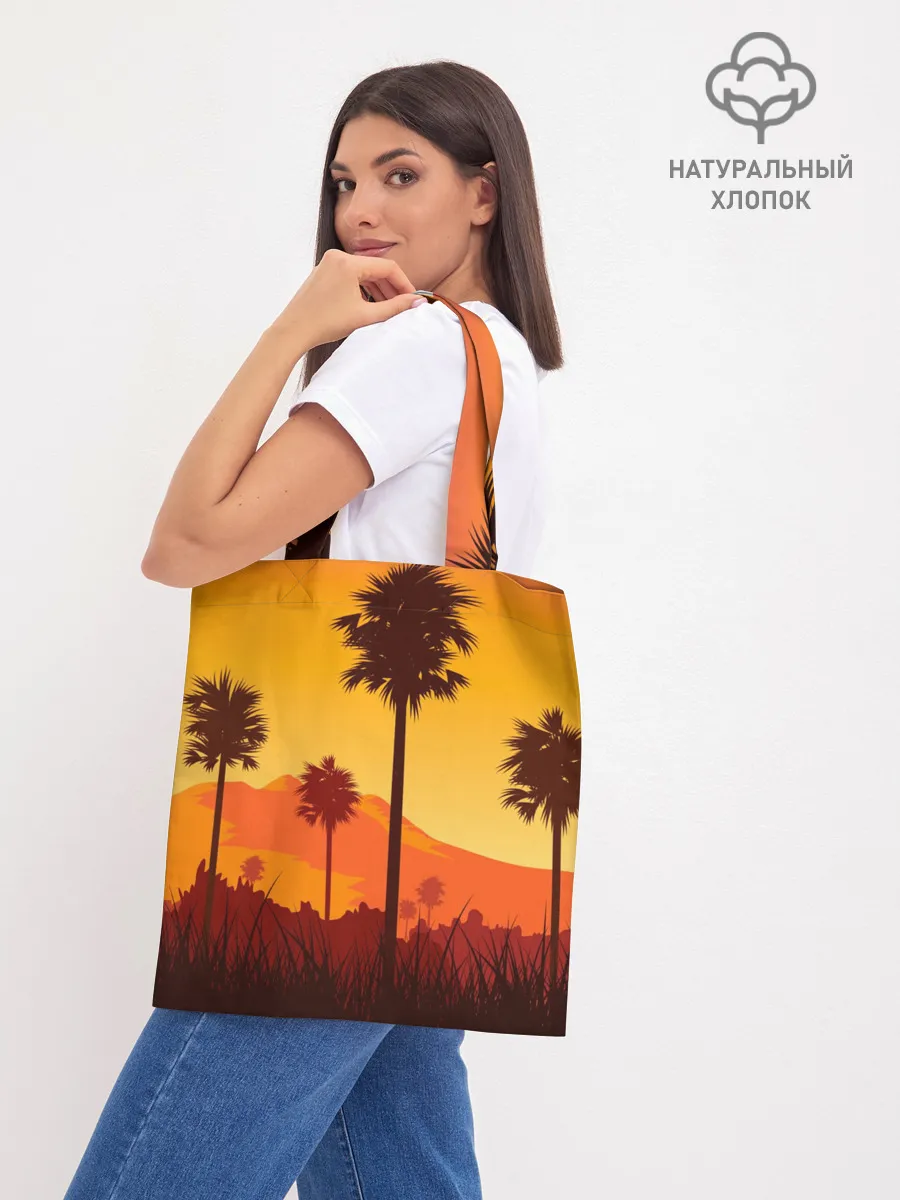 Шоппер база / Лето, Пальмы, вечер