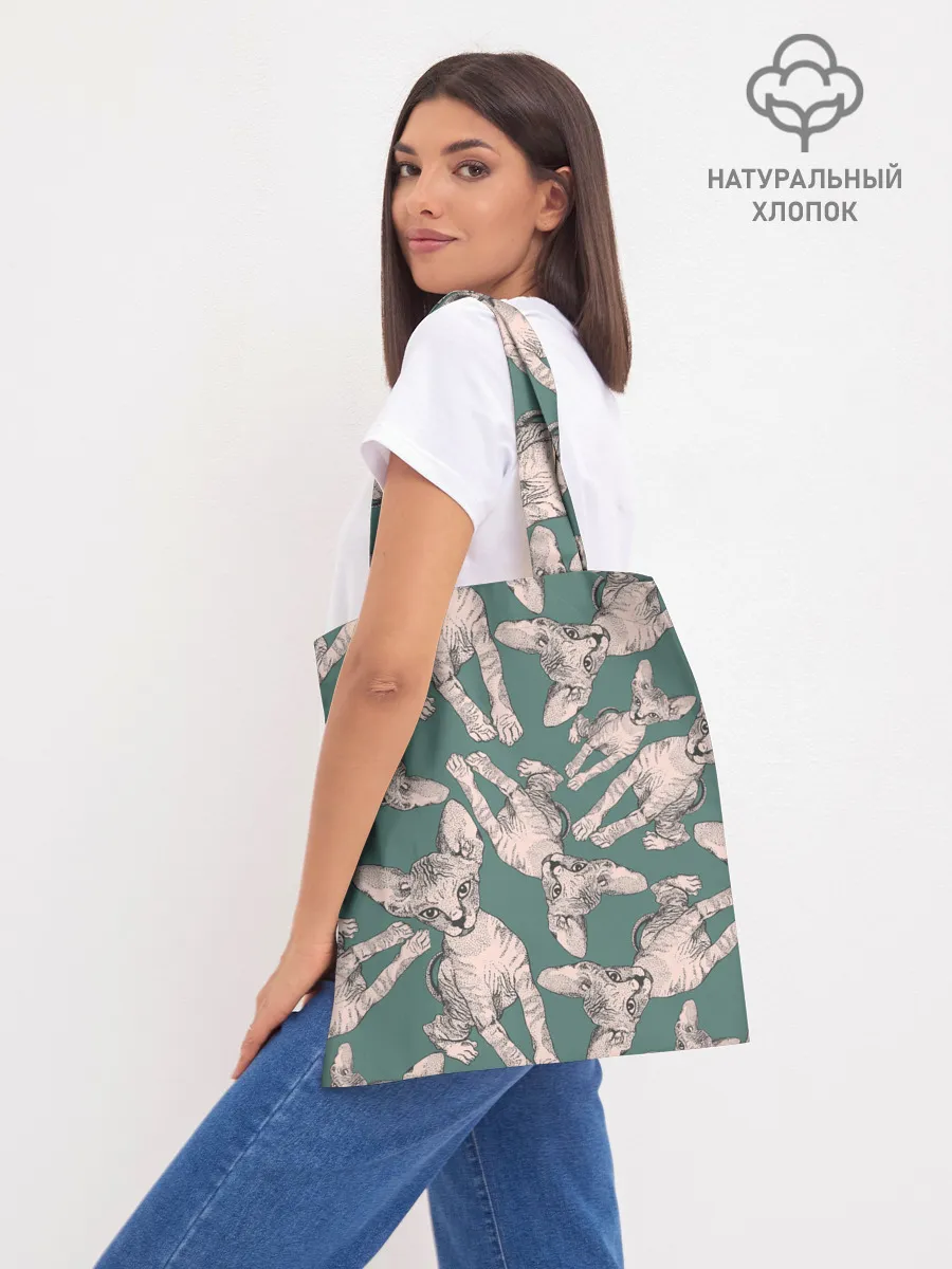 Шоппер база / Котёнок сфинкса