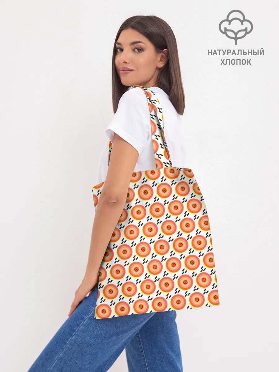 Шоппер база / Поп арт, мишень, диски дождь