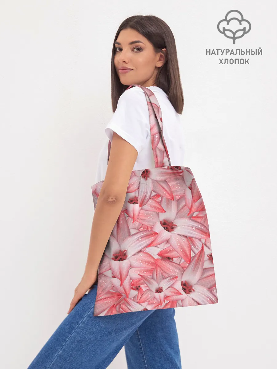 Шоппер база / Красные Цветы