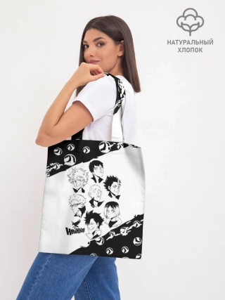 Шоппер база / ВОЛЕЙБОЛ!! семь персонажей