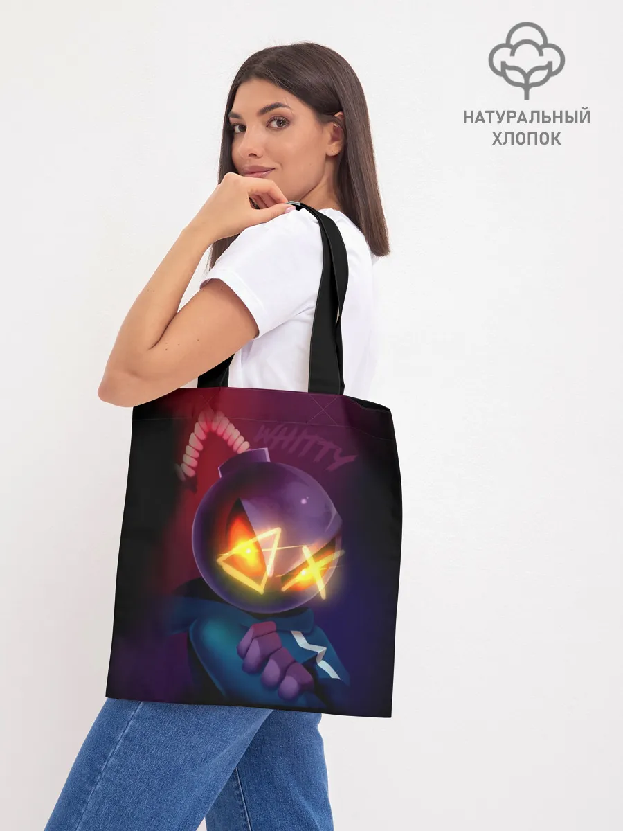 Шоппер база / витти на темном фоне