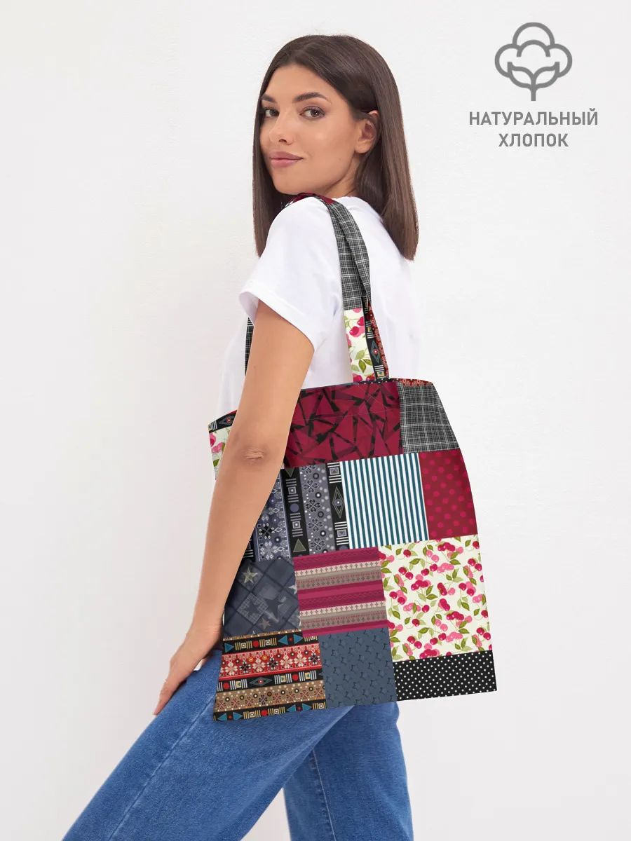 Шоппер база / Деревенский стиль. Пэчворк.