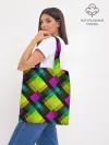 Шоппер база / Абстрактный разноцветный узор